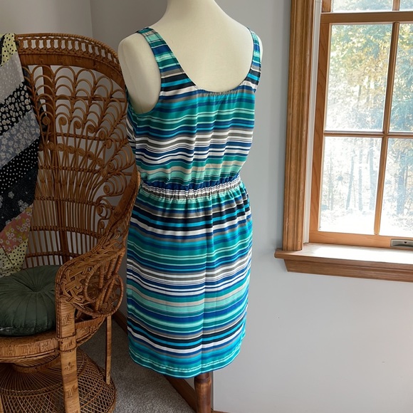 Ann Taylor Loft Striped Tank Dress - Picture 2 of 4